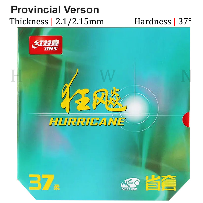 Table Tennis Backhand - Оригинальная DHS Hurricane 3 NEO провинция