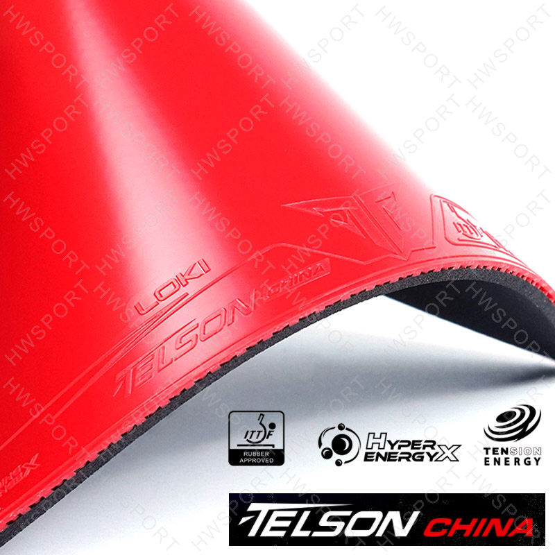 Серия LOKI TELSON, резиновый т – обзор и цена Table Tennis Backhand